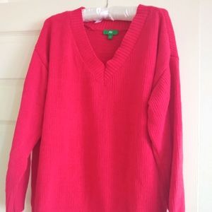 Lovely Red Chennal Sweater